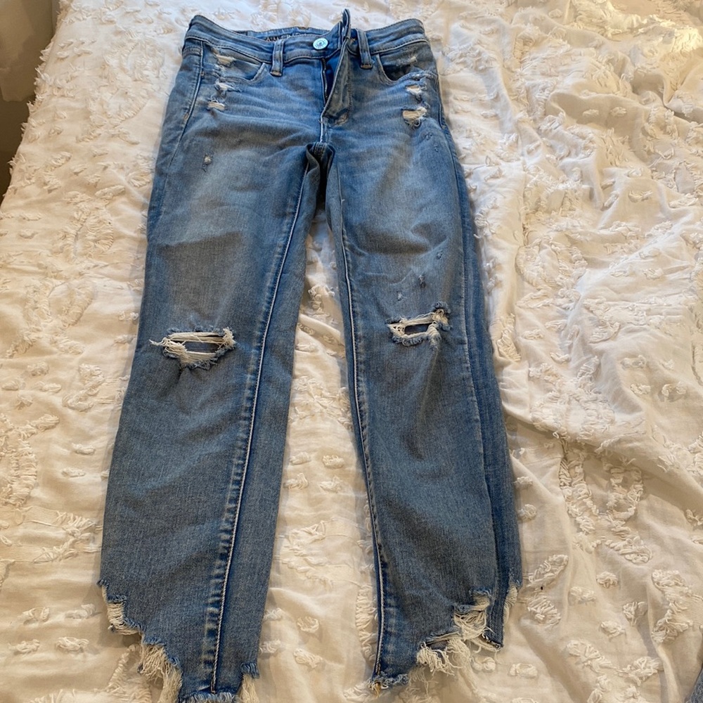 American Eagle jeans size 2 color blue